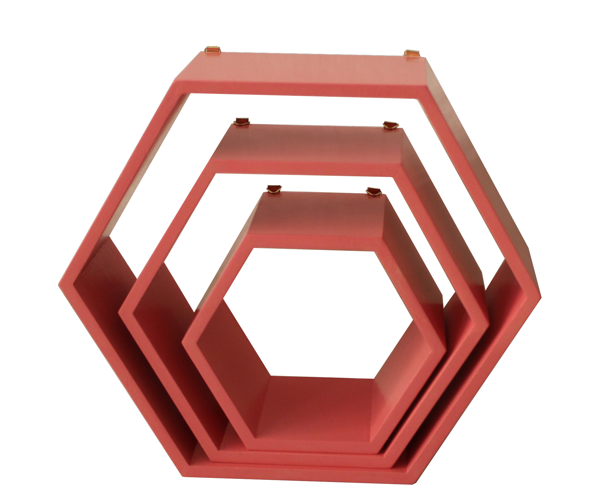 set of 3 wooden storage